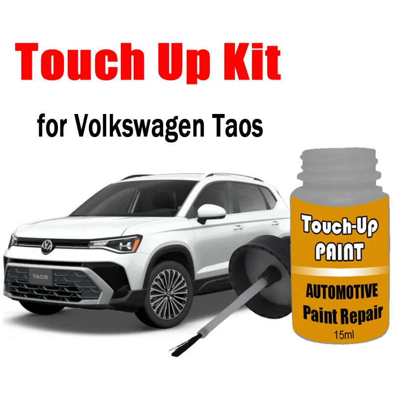 

Автомобильный набор для ретушировки краски (с кистью) для Volkswagen Taos, средство для удаления царапин, аксессуары для ухода за краской автомобиля