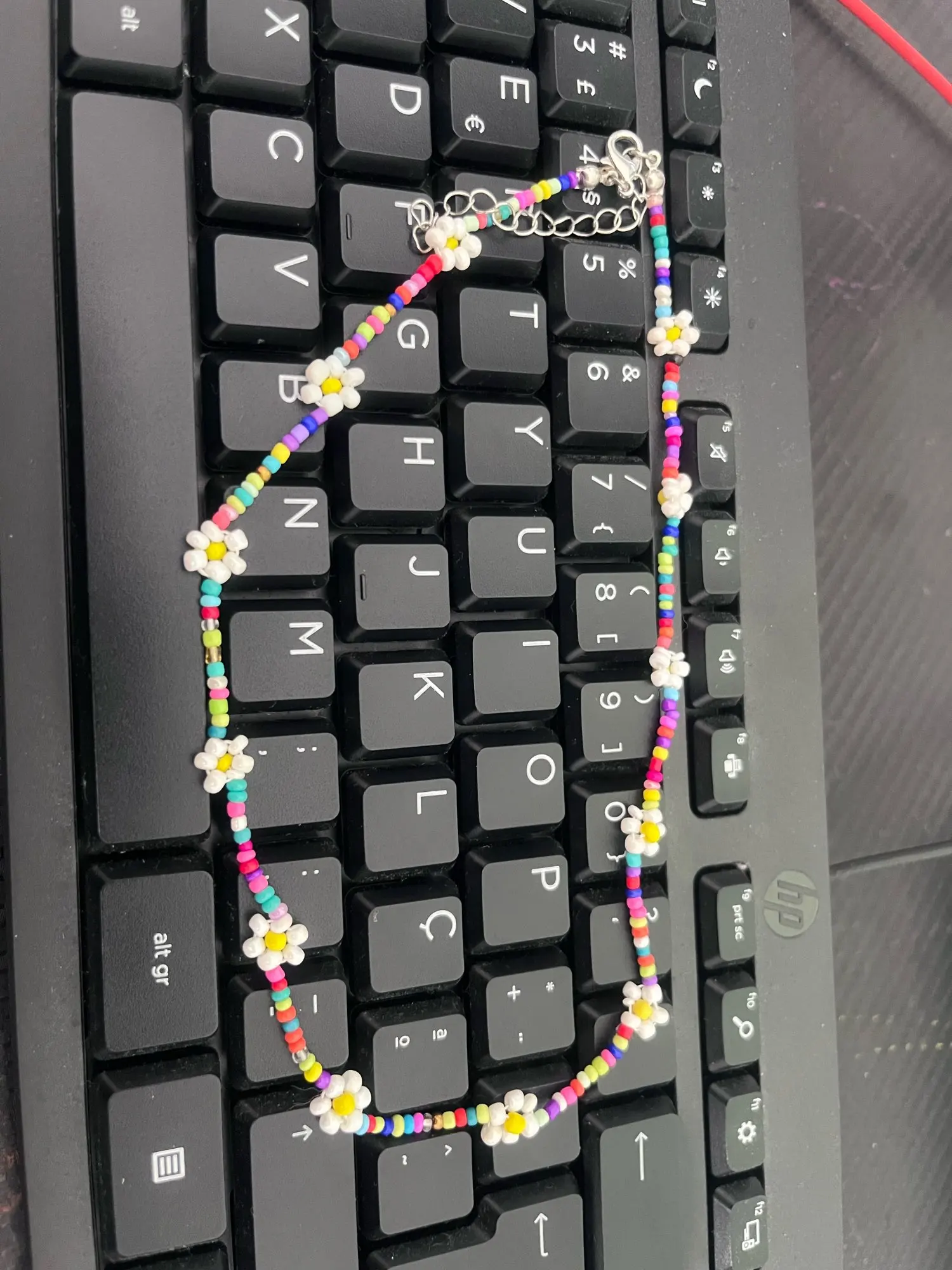 Aihua Bohemia Colorful Seed Bead Flowers Necklace For Women Kids Friendship Necklace Ethnic Beach Party Gifts photo review