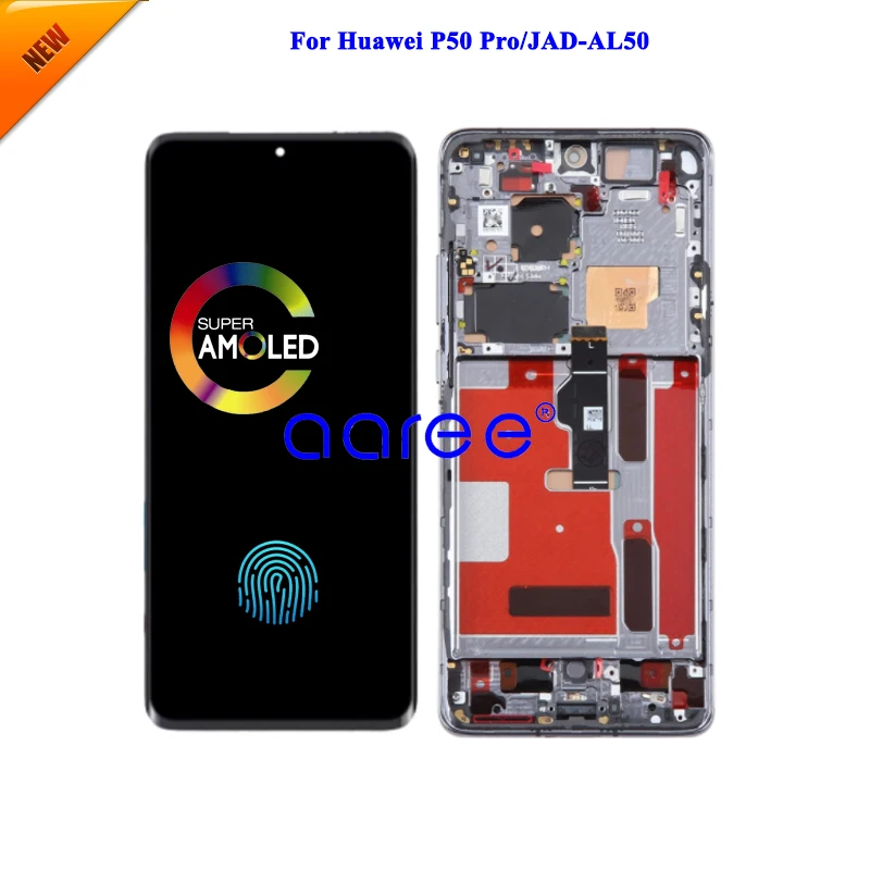 AMOLED LCD Screen  For Huawei P50 PRO LCD For Huawei P50 Pro LCD Display LCD Screen Touch Digitizer Assembly VOG-L29