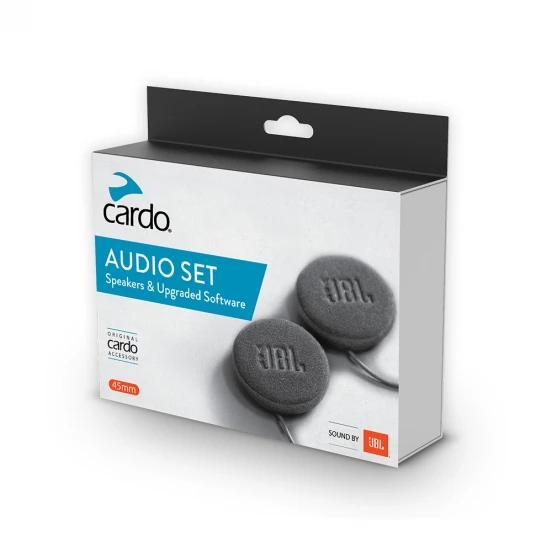 Cardo JBL 45mm audio set upgrade kit headset motorcycle Bluetooth