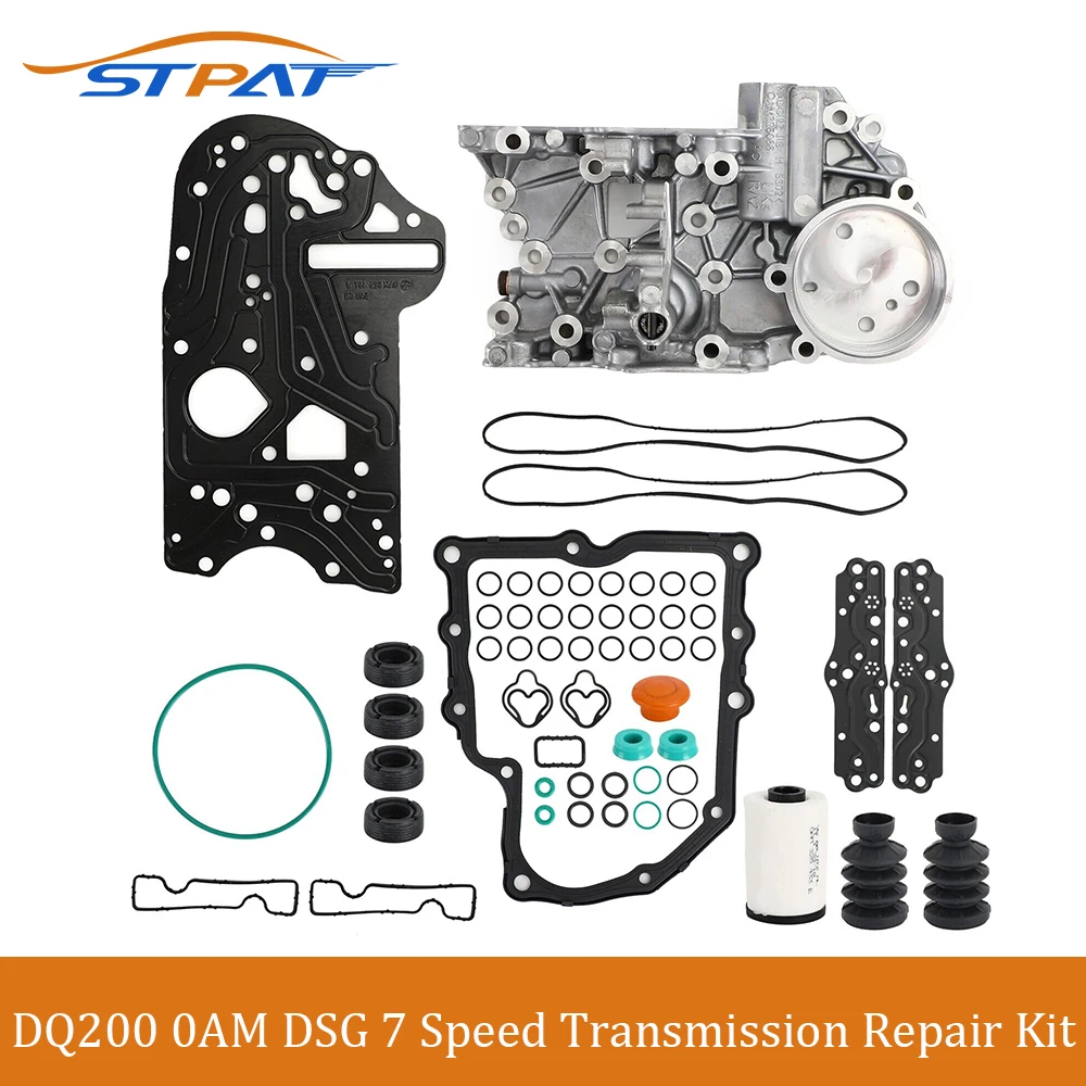 

STPAT Brand New DQ200 0AM DSG 7 Speed Automatic Transmission Repair Kit And Accumulator Housing For VW Audi Skoda Seat