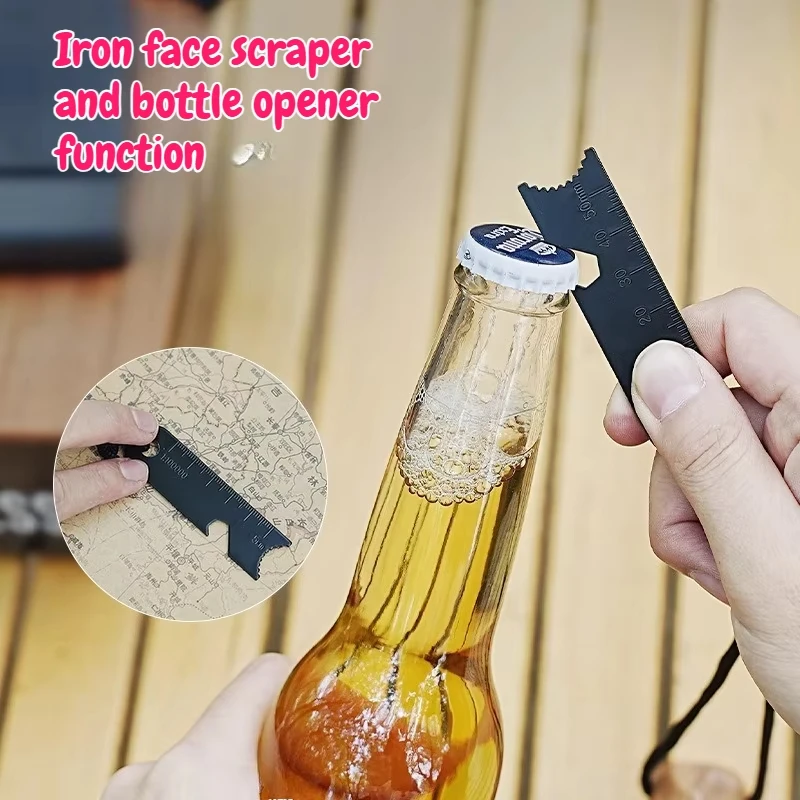 2025 New Outdoor Multifunctional Flint Magnesium Stick Portable Camping Fire EDC Tool Wilderness Survival Emergency Fire Starter view 4