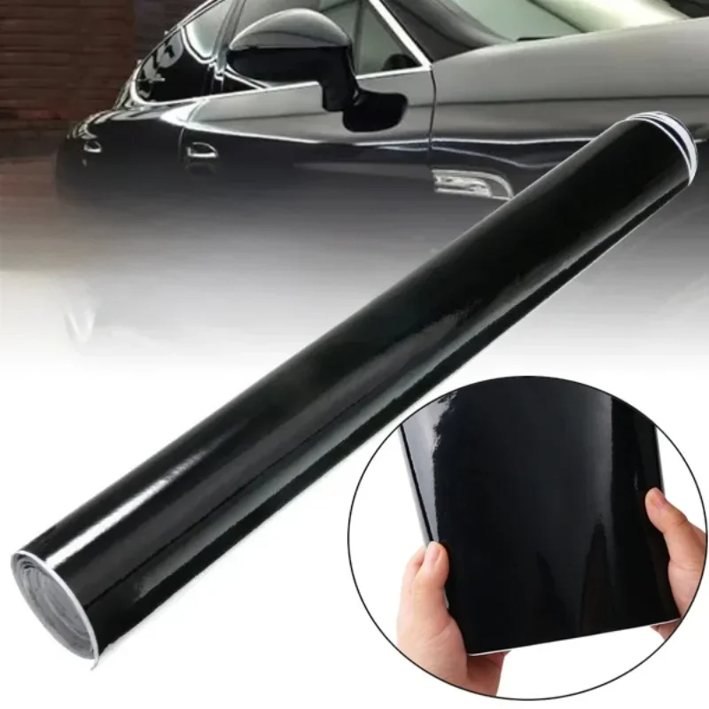 AliExpress Gloss Black Car Body Film Vinyl Wrap Decals Self Adhesive Sticker Motorcycles Bike Auto Skin Color