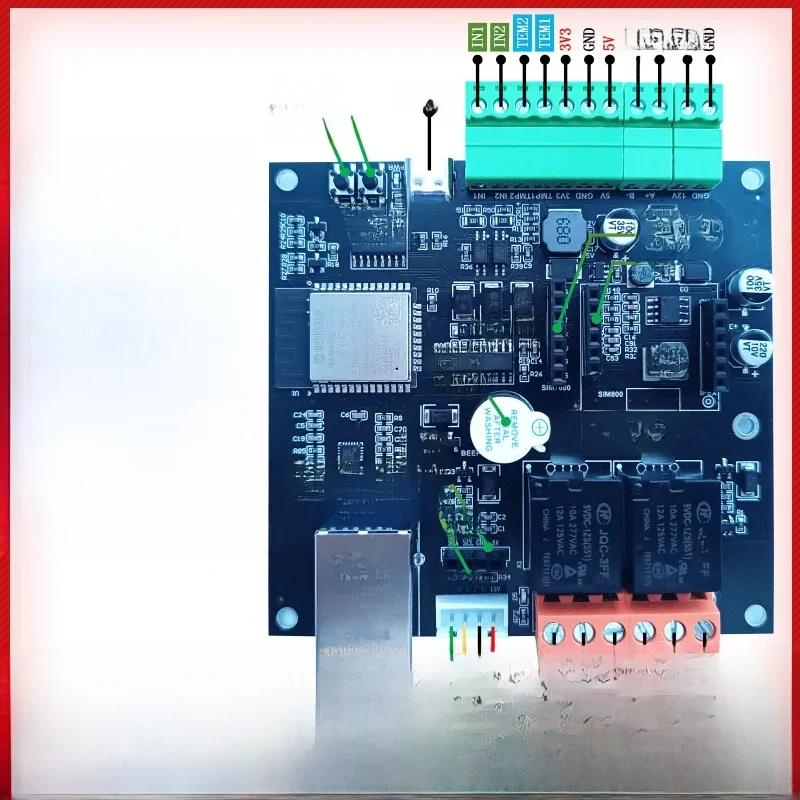 Kontroler EA2 Obsługuje wykrywanie temperatury RS485 IIC Obsługuje kod Arduino i esphome Idealny do różnych projektów — zdjęcie produktu 7