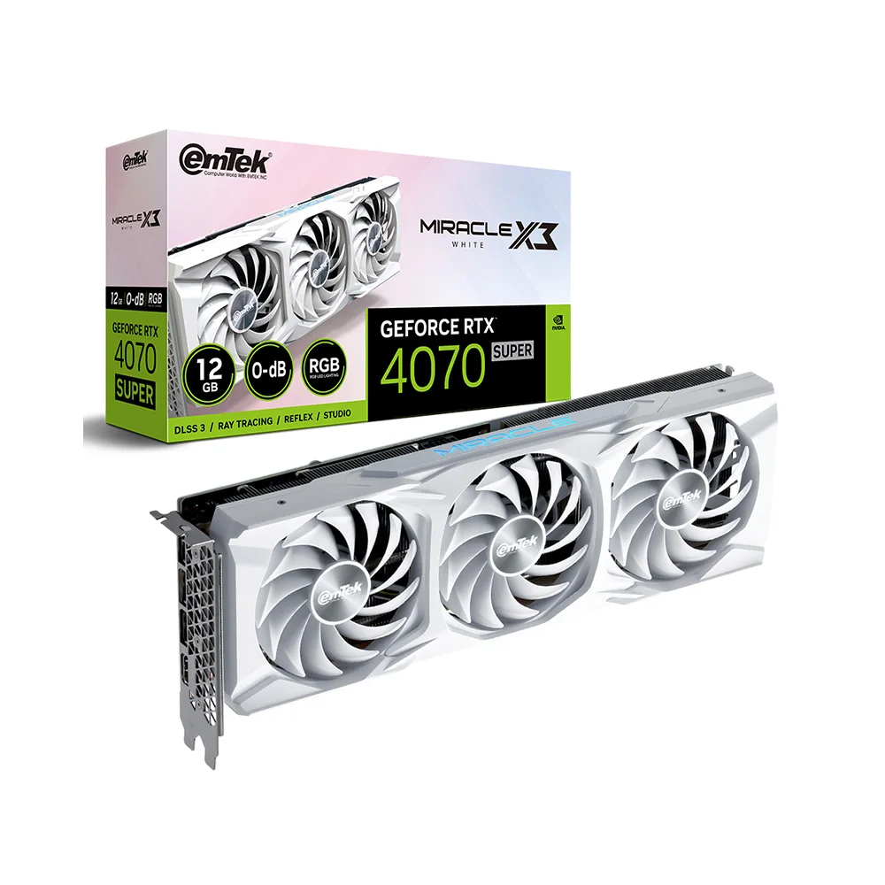 IMTECH GIFOS RTX 4070 SUPER MIRACLE X3 WHITE D6X12GB