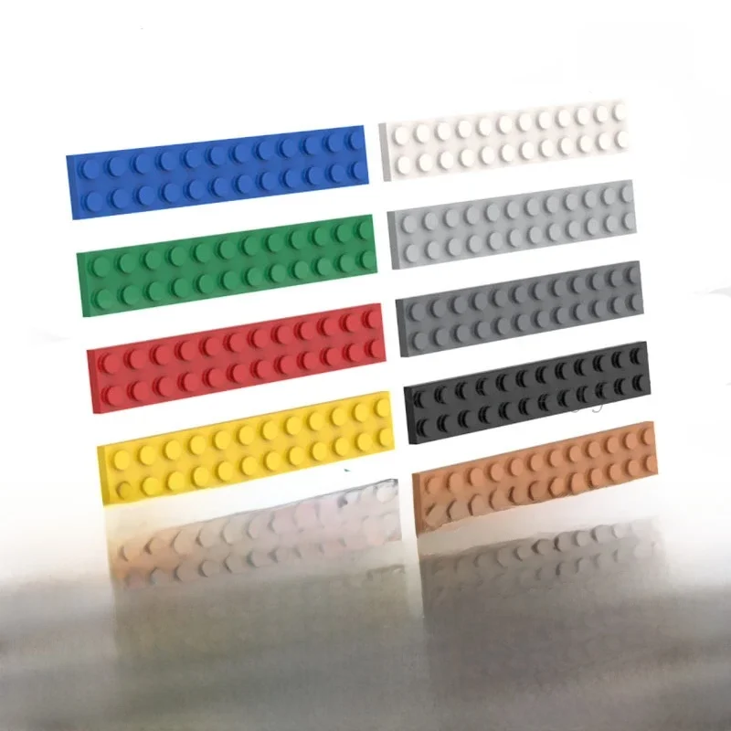 20 pièces petites particules 2445 2x12 plaque bloc de construction plat bricolage pièces Buildmoc compatible avec 144676 Jouets éducatifs DIY pour enfants