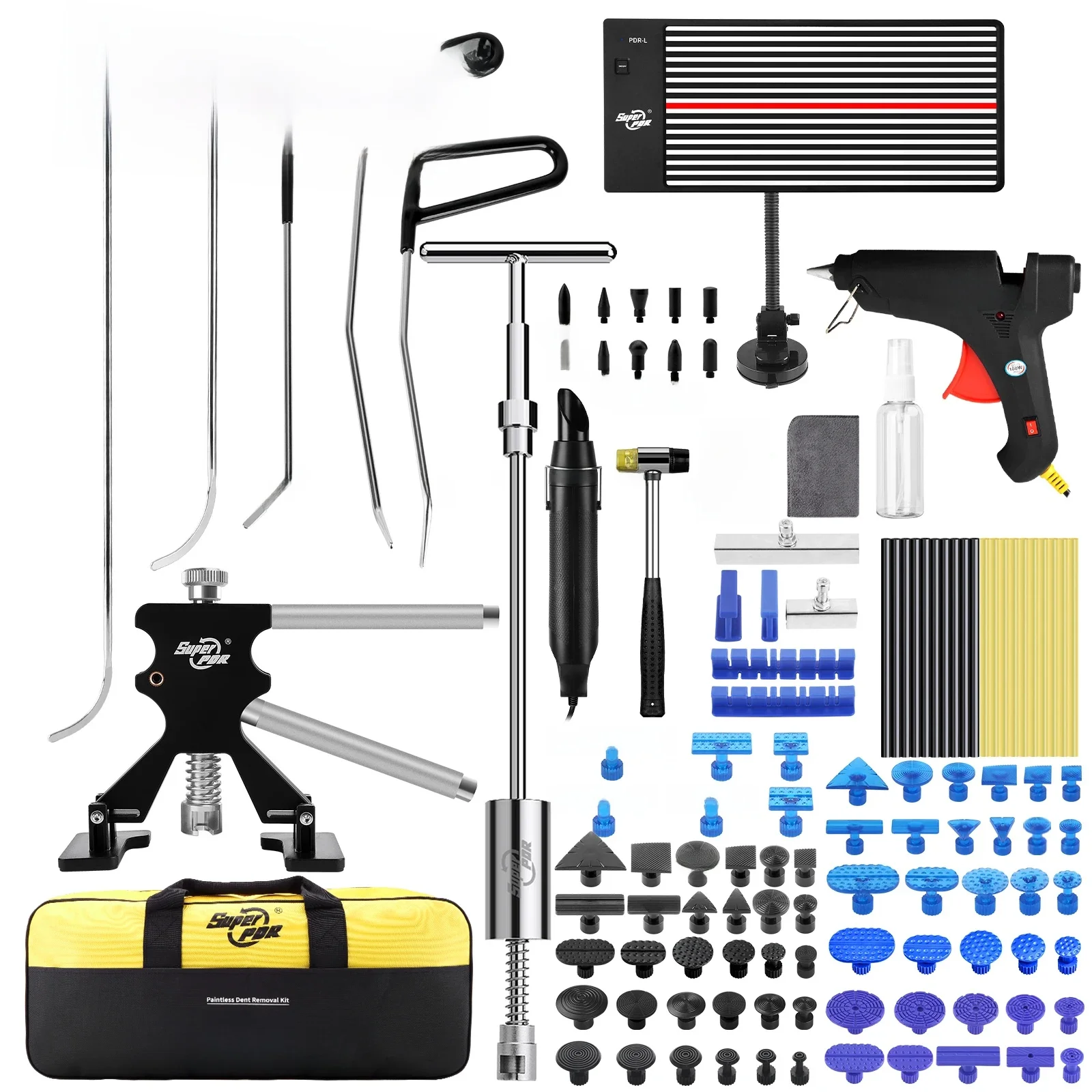 Super PDR Verveloos Dent Repair Kit Auto Dent Repair Tools Auto Body Dent Removal Remover Kits Dent Puller voor autoppervlakreparatie - afbeelding 2