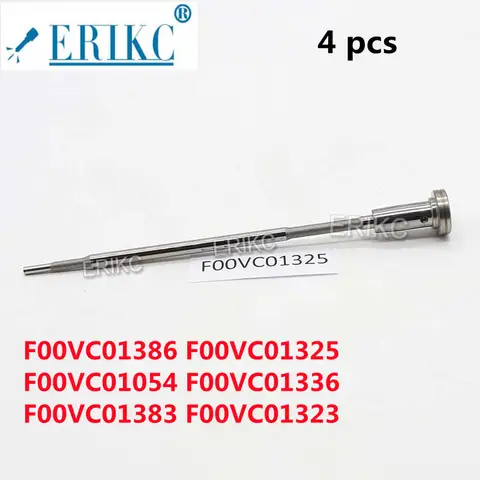 ERIKC 4 PCS F00VC01386 F00VC01325 F00VC01054 F00VC01336 F00VC01383 F00VC01323 Common Rail Parts Valve FOR  INJECTOR