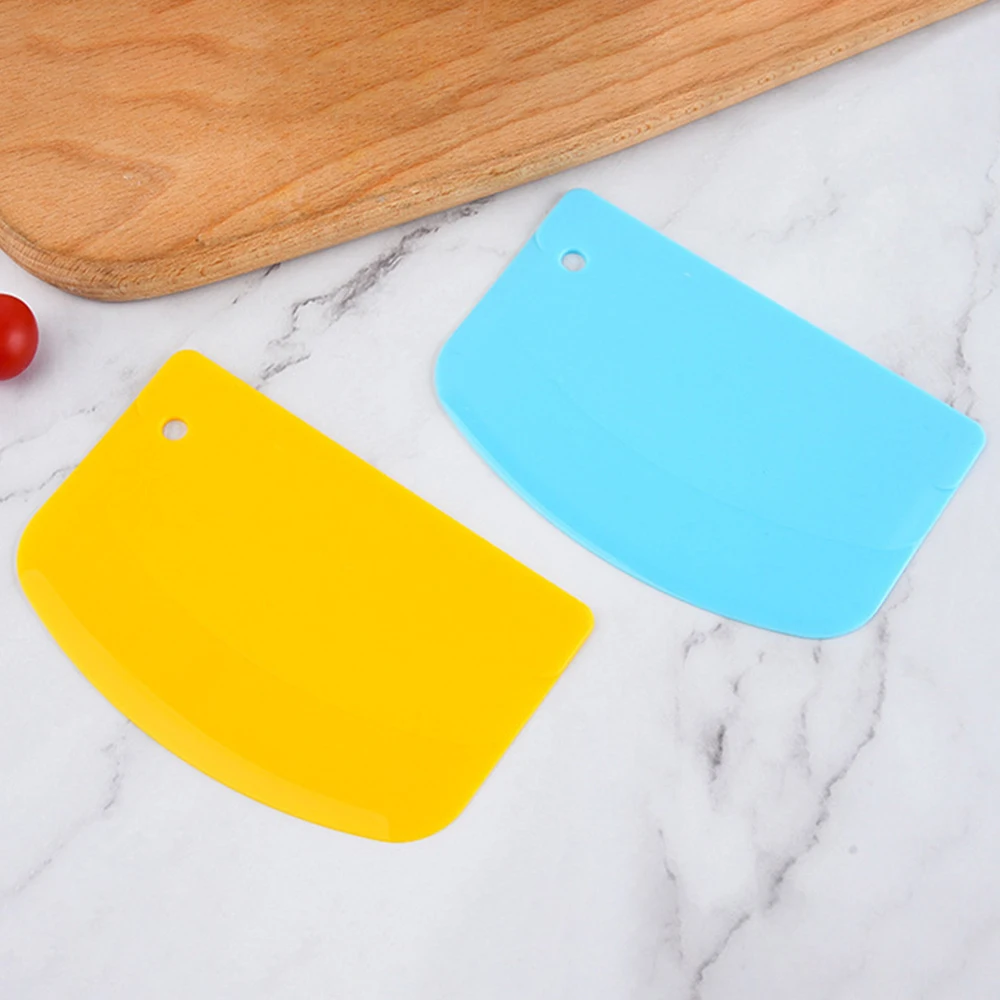 Dough Scraper Silicone Material Baked Bread Household Products Cream Scraper Multiple Colour Cake Cream Baking And Pastry Tools