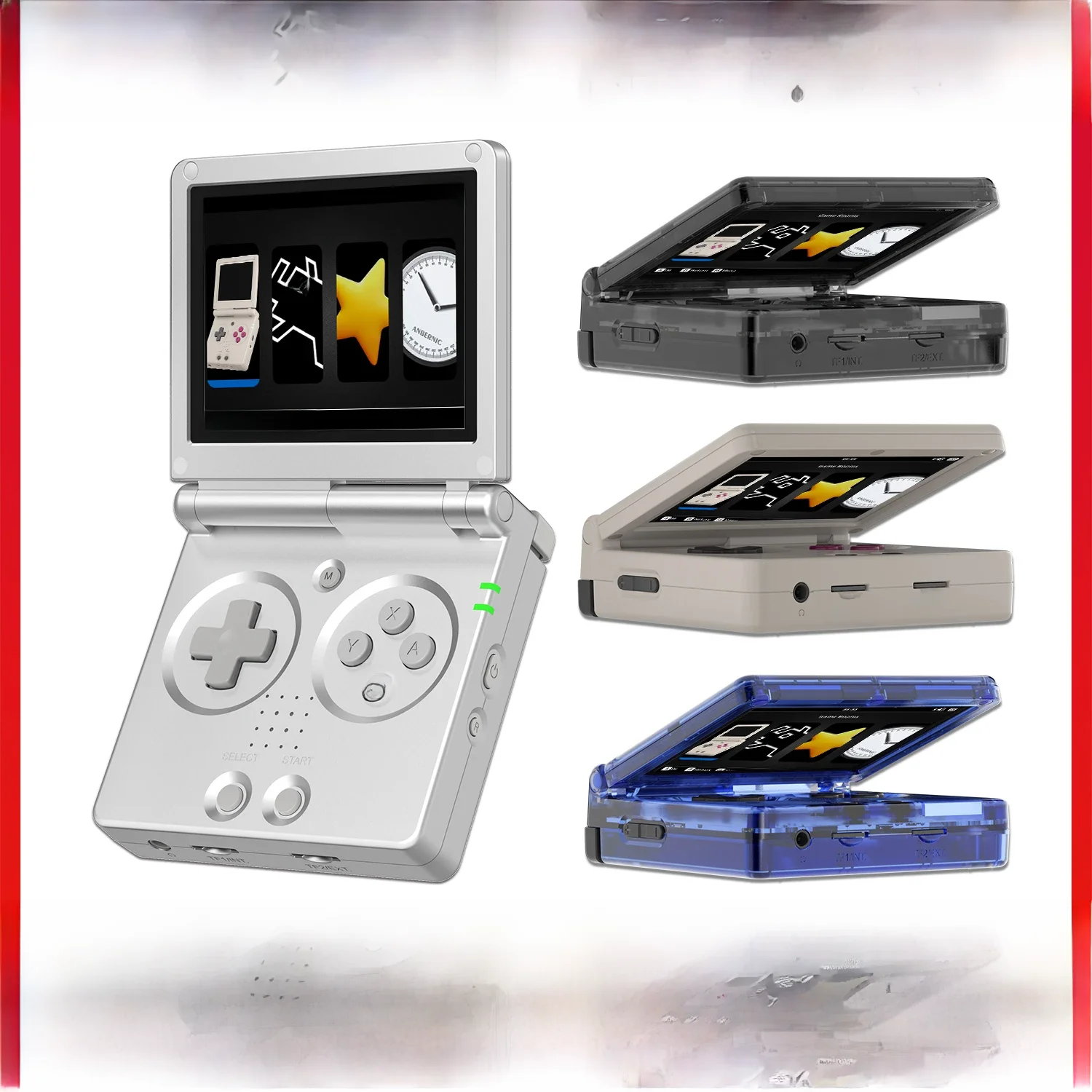 ANBERNIC RG35XXSP Flip draagbare retro draagbare gameconsole 3,5 inch IPS-scherm 64-bits Linux-systeem HDMI-compatibel 64G 5K-games - afbeelding 2
