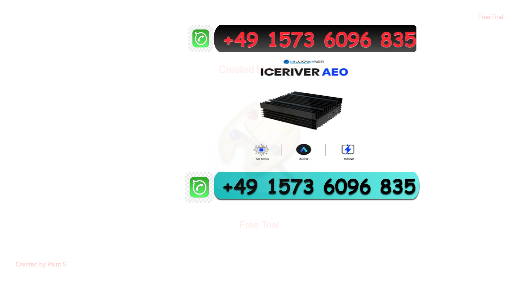 H . HOT SALES DISCOUNT BUY 7 GET 4 Free New ICERIVER ALEO AE0 Miner 50MH/s 100W/h 2J/MH zkSNARK Algorithm(with Original PSU)