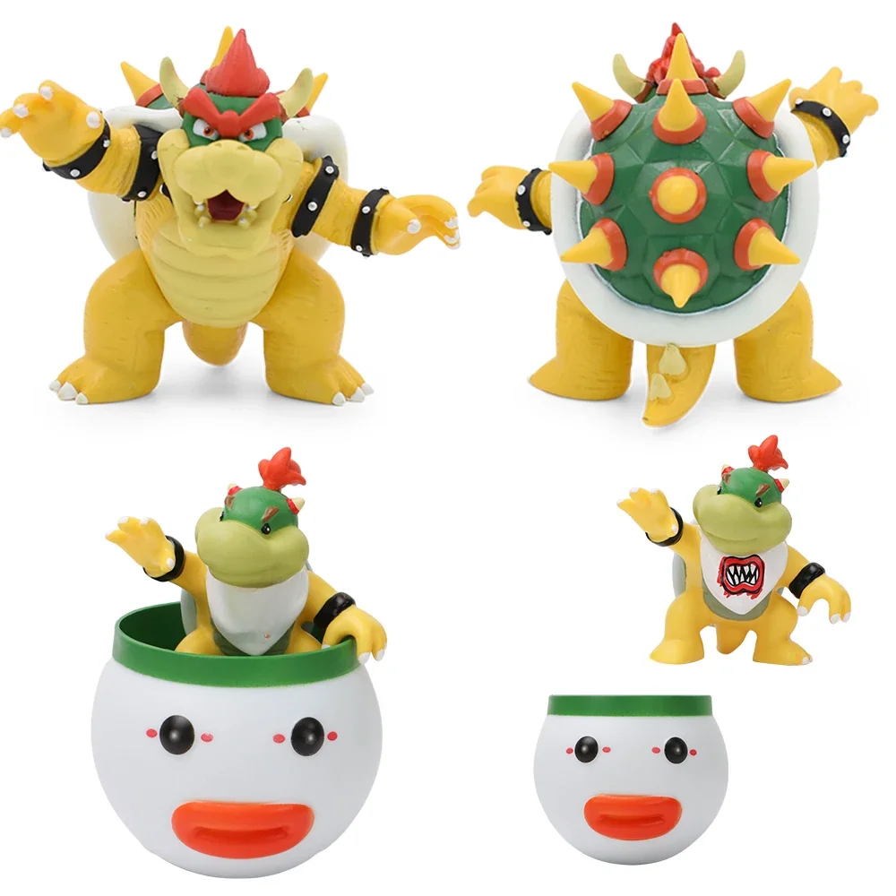 Bowser Action Fugure Mario Peach Yoshi Anime Modell Spielzeug PVC Figur für Kinder Geburtstag