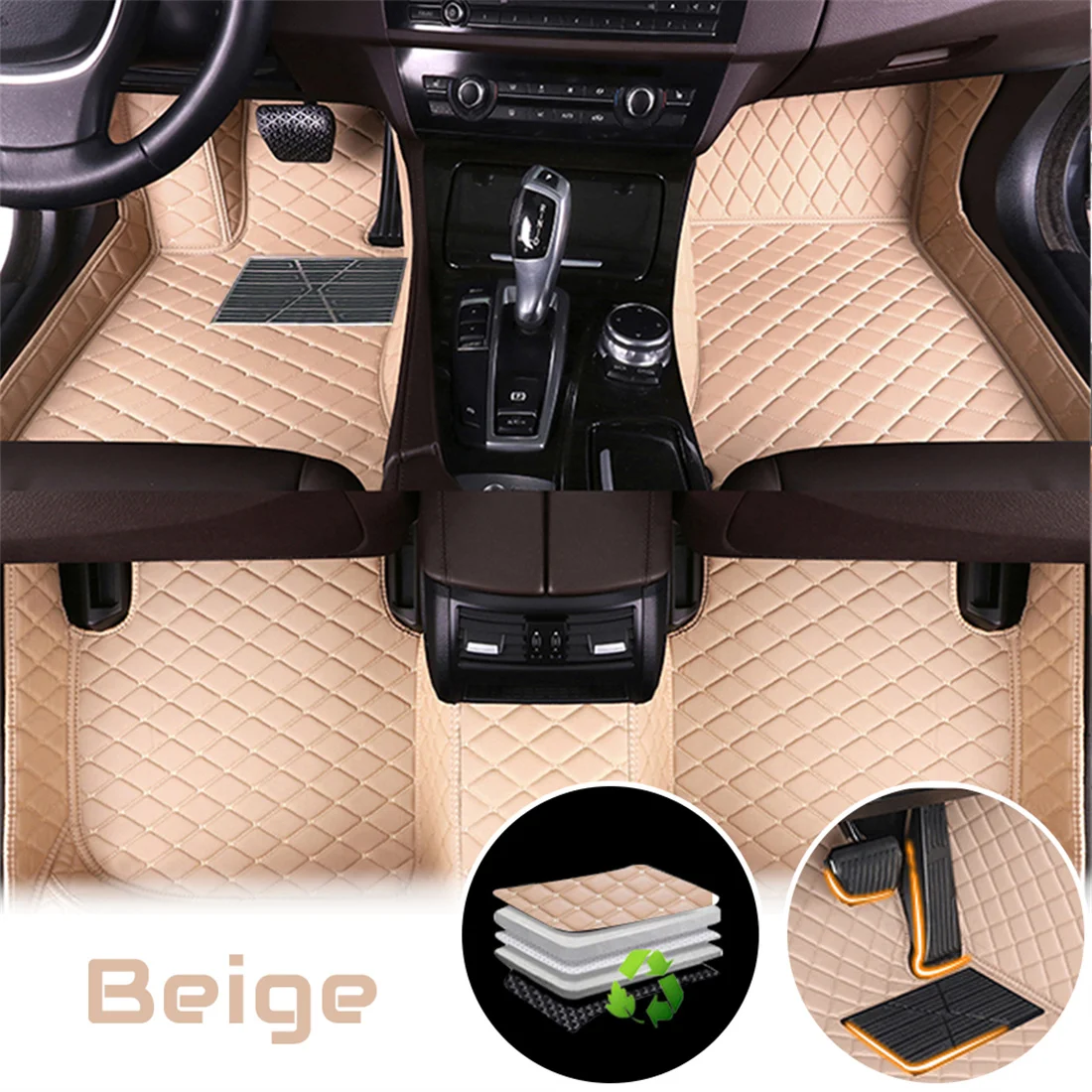 

Для GMC Terrain 2010-2017 автомобильные коврики на заказ всепогодные водонепроницаемые ковры чехлы автомобильные аксессуары для интерьера