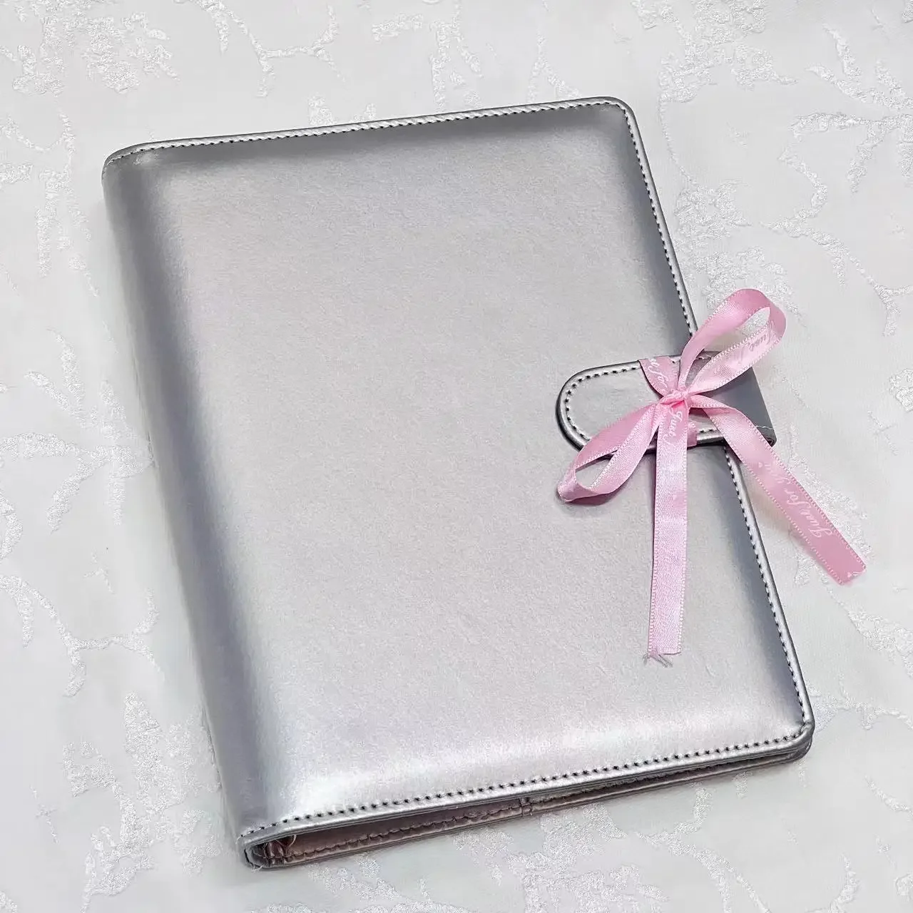 A5 Sliver PU DIY Binder Notebook Cover Diary Agenda Planning Paper Cover School Stationery — zdjęcie produktu 7