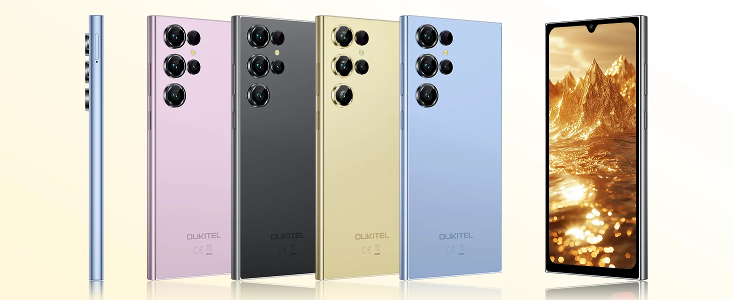 OUKITEL C61 Entsperrtes Handy 2025- Android 15, 6,88 Zoll Display Smartphone, 5150mAh Akku, 16GB+128GB/1TB, 13MP Kamera – Detail 2