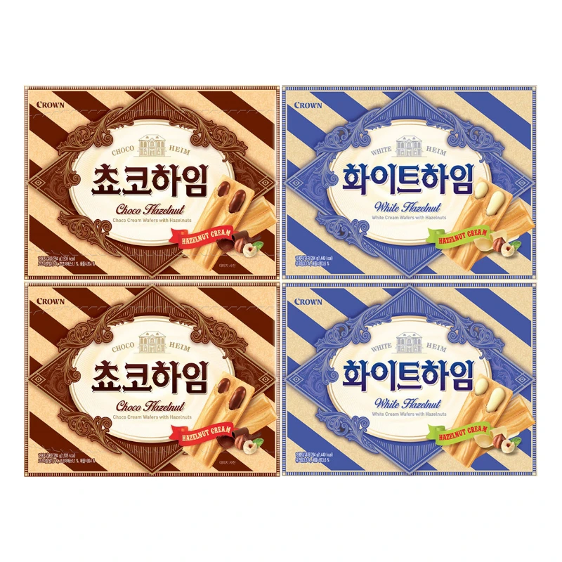 크라운 화이트하임 284g 2개+ 쵸코하임 284g 2개