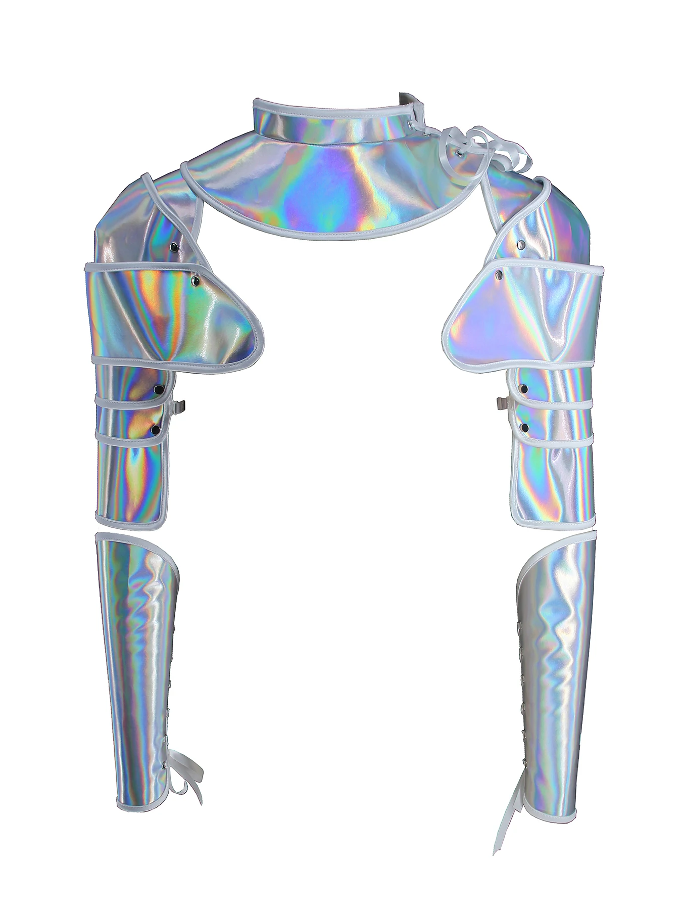 Cloudy.lee Cyber-Punk Style Shoulder Wrap And Hand Sleeves Halloween Costume Accessory