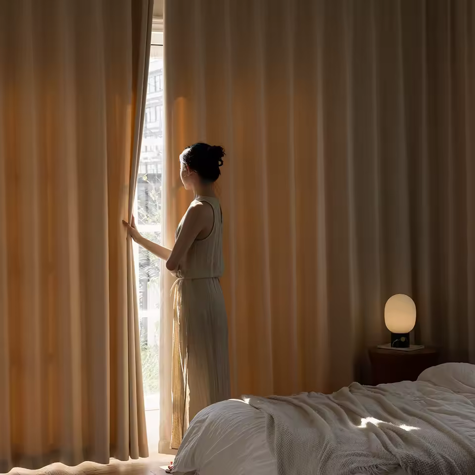 사라하우스 소프트 양면 형상기억 암막 커튼