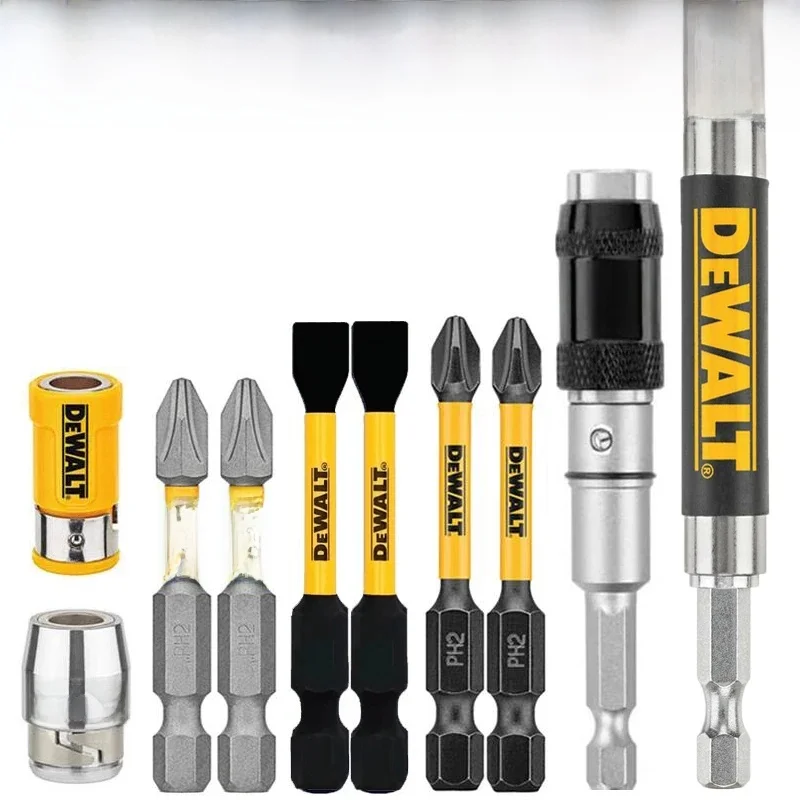 DEWALT zestaw magnetycznych wkrętaków udarowych PH2 obrotowy uchwyt na bity przedłużenie 1/4 "6.35mm uchwyt sześciokątny akcesoria do wiertarek elektrycznych — zdjęcie 2