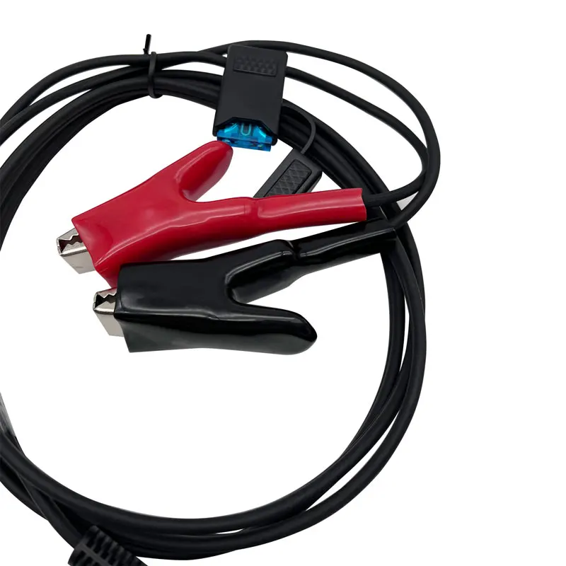Kabel Daya Pengganti A00400 untuk Trimble dengan Klip Buaya Tugas Berat Berkabel Ke Konektor 2-Pin Betina