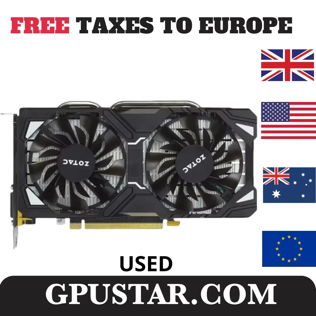 ZOTAC GTX 1060 6GB scheda grafica GTX 1060-6GD5 schede Video GPU Desktop PC Computer schermo di gioco mappa RTX 2060 GTX 750 950 Videocar