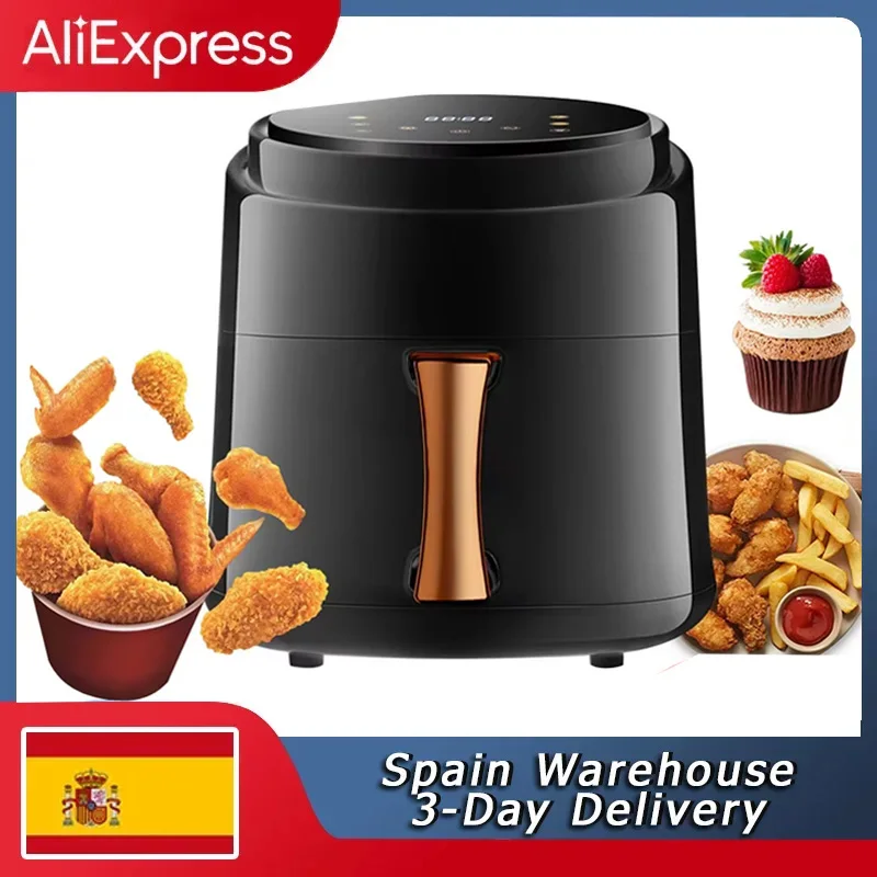 1400W 8L Air Fryer without Oil Household Intelligent Deep Air Fryers Oven 360 Hot Air Circulation Cooker Smart Touch AirFryer