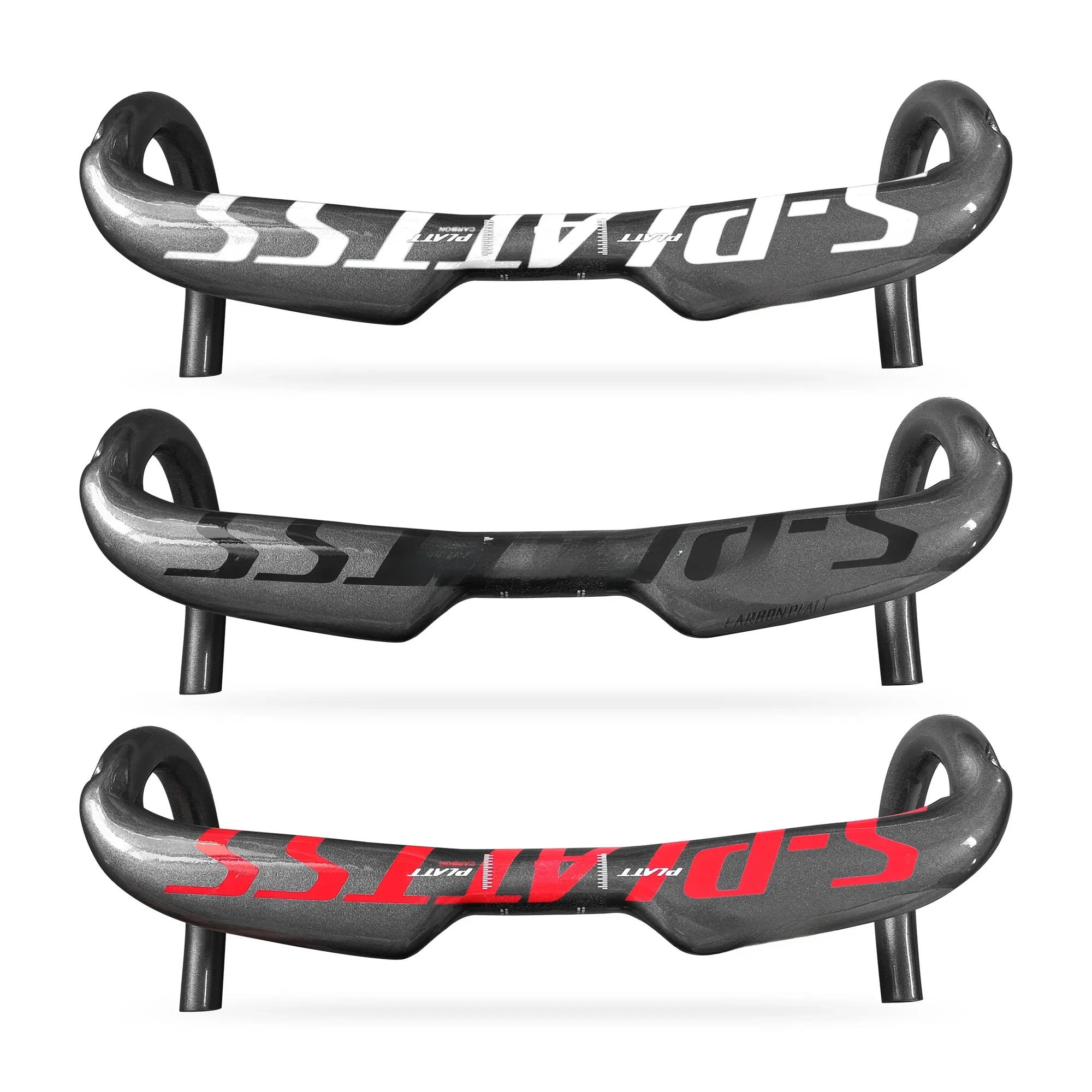 AliExpress PLATT-P UD Carbon Fiber Bicycle Handlebars, Road Bike Handlebars, Internal Cables, bent Bar, glossy, Matt, UD, 31.8x400, 420, 440mm, New