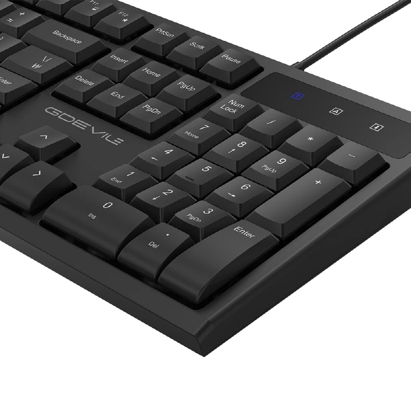 GDEVIL GDEVIL K300 Low-noise membrane for waterproof office use with wired keyboard kEYSKIN