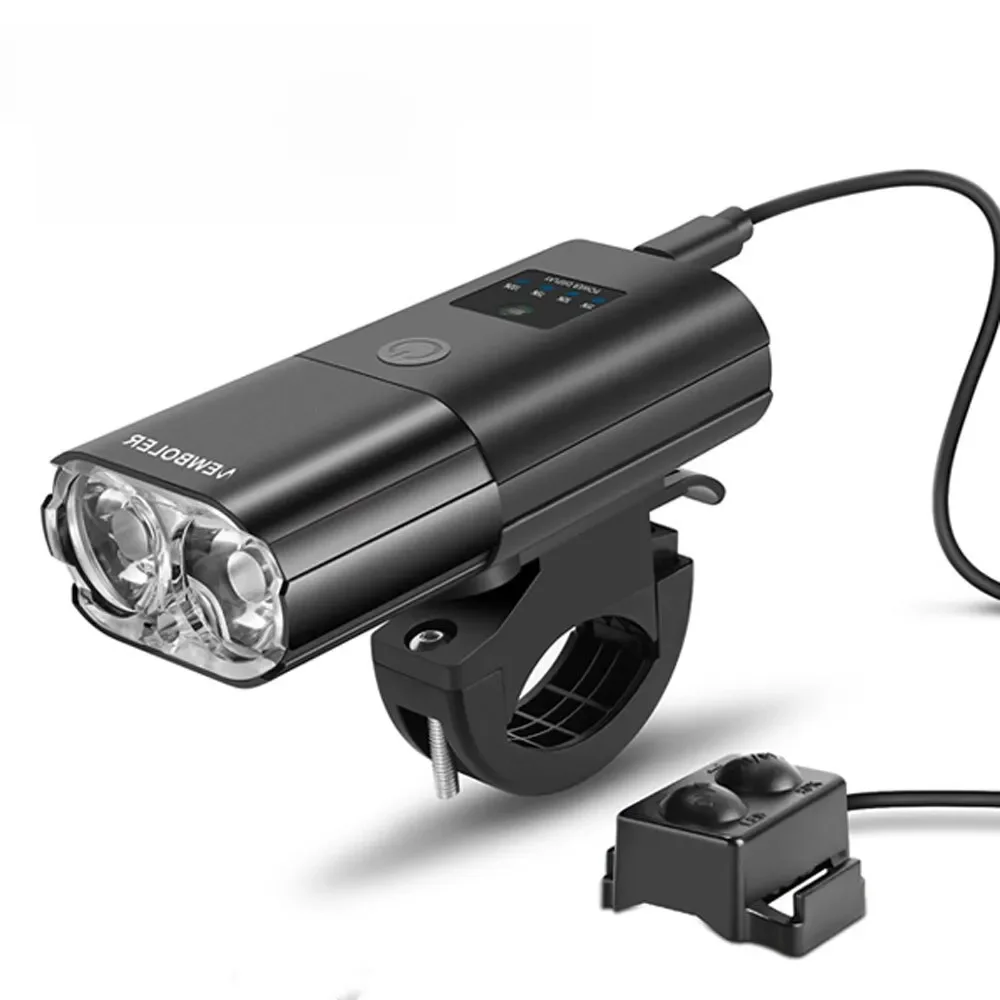 AliExpress NONE Bicycle Light 1000Lumen 4000mAh Bike Headlight Power Bank Flashlight Handlebar USB Charging MTB Road Cycling Highlight