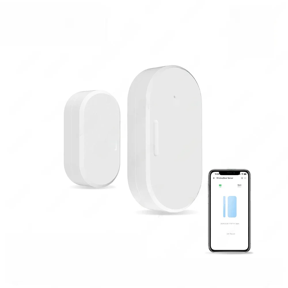 ZigBee Smart Tür Sensor Tür Offen Geschlossen Detektoren Smart Home Sicherheit Schutz EWelink Steuerung Über Alexa Google Home Z2MQTT