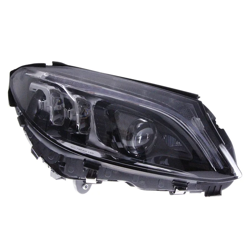 Car Headlight Assembly For Mercedes-Benz C Class W205 2014-18 DRL Daytime Running Light Streamer Turn Signal Indicator Head Lamp