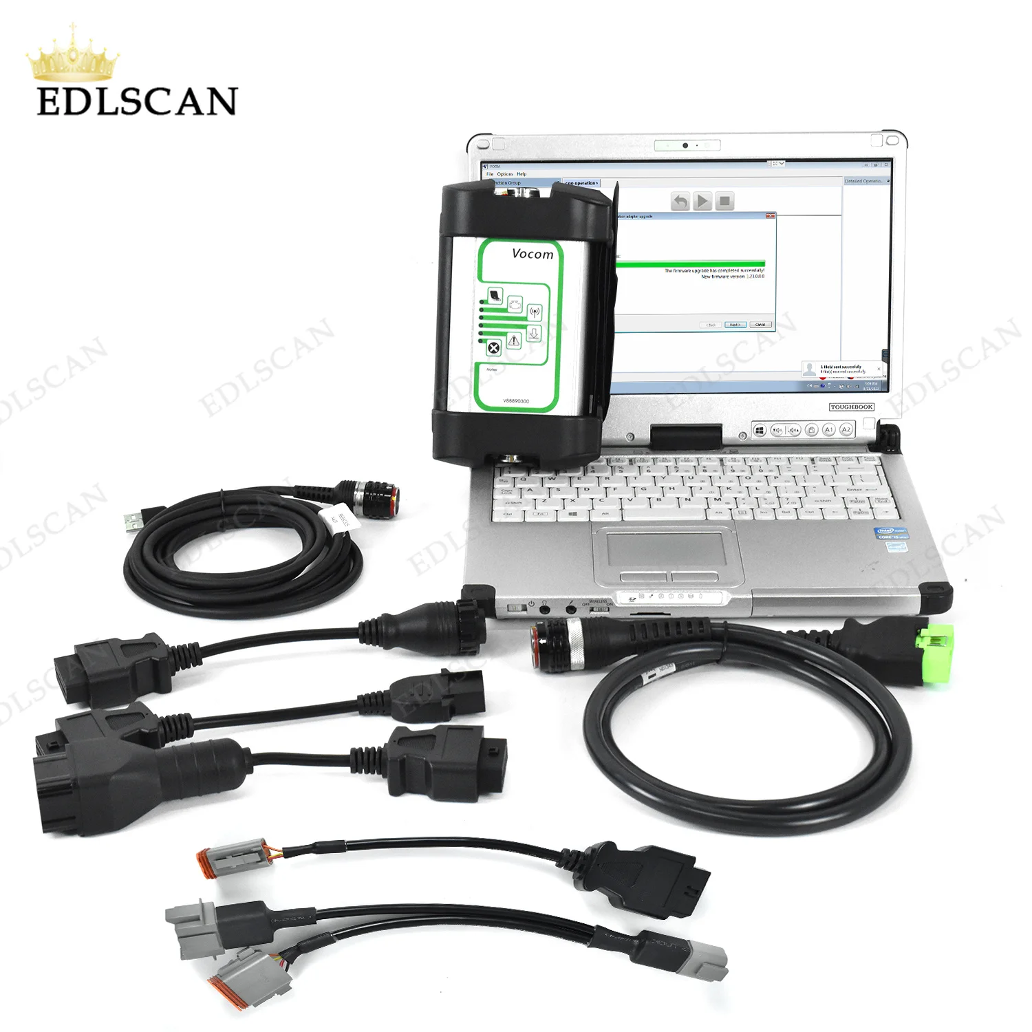 For Vocom Penta VOCOM1 88890300 2.8.150 software for UD/Mack/ V-olvo/Renault and penta vodia5 + CFC2 laptop diagnostic tool