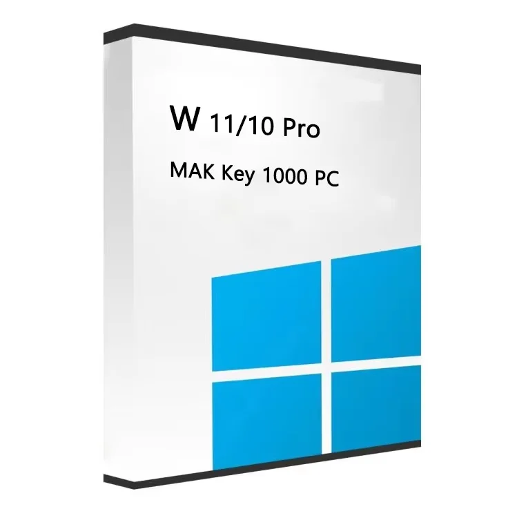 Профессиональная поддержка W 11/10 Pro MAK Key 1000 PC W Key