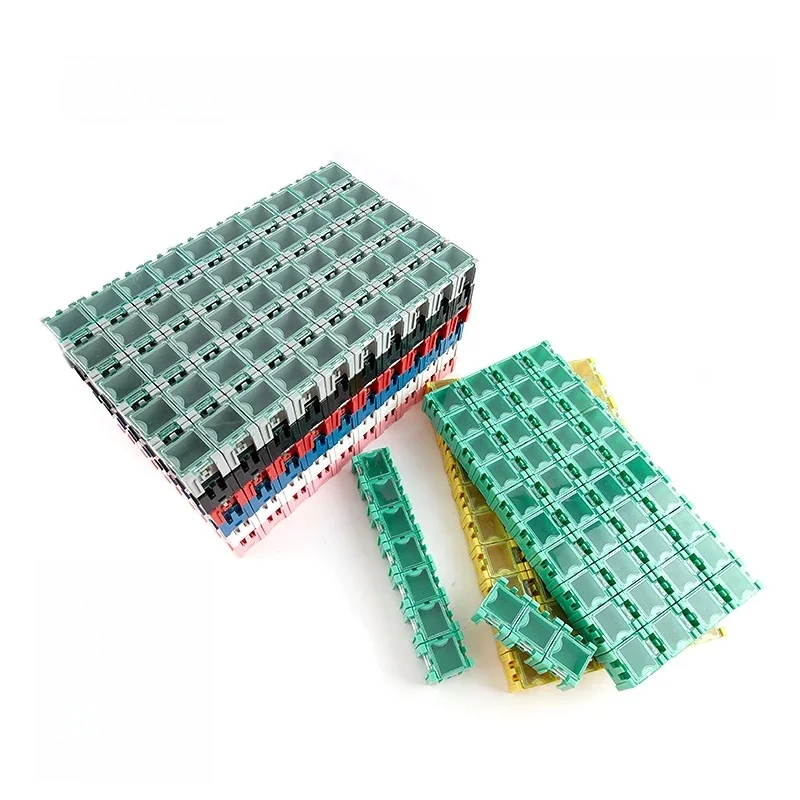 50Pcs/Set SMD SMT Electronic Component Container Mini Storage Boxes kit