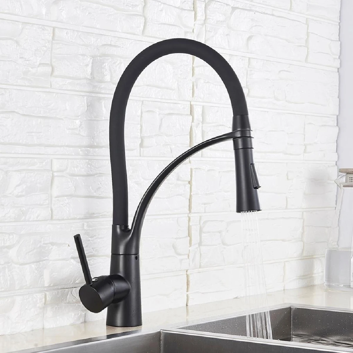 k125-k125-luxury-flexible-gourmet-kitchen-monocommand-mixer-faucet-black-matte