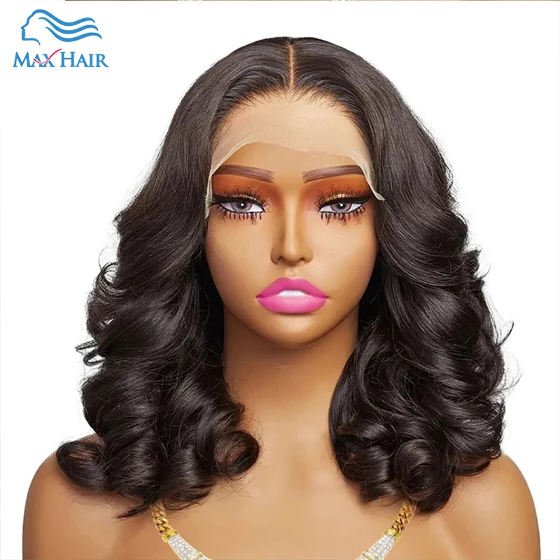 Cheap HD Lace Frontal Peluca Brazilian Wigs For Black Women Human Hair 13x4 Body Water Wave Transparent Lace Front Wig