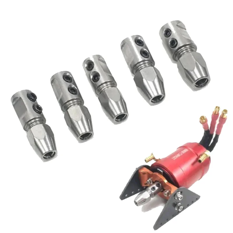 Couremplaçant de pince flexible en acier inoxydable pour bateau RC, 8x6.35mm, 5x4.76mm, 5x4/3mm, 8/3mm, 4x1mm, 4/3x3.18mm, 3mm, 2mm