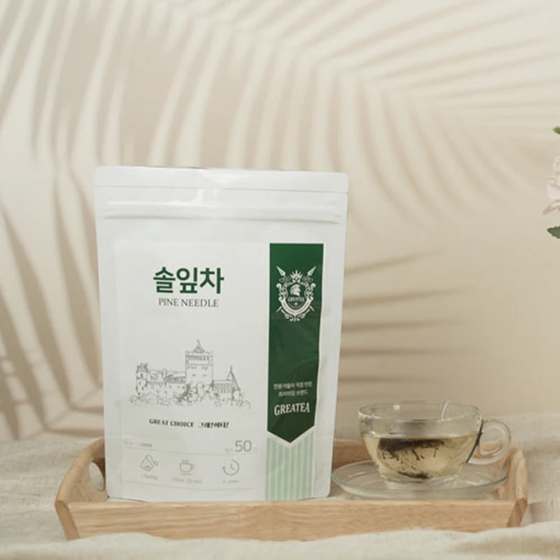 Greatea 그래이티 국산 솔잎 소나무잎 차 50티백