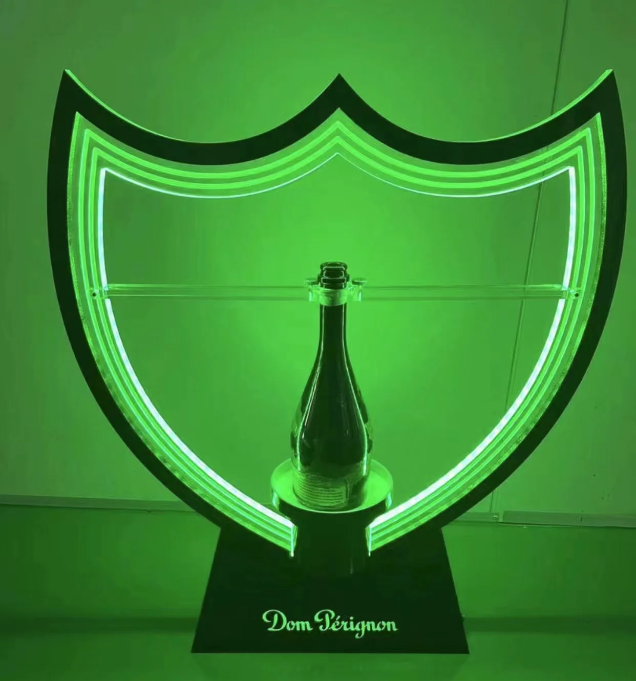 METALL DOM P LED CHAMPAGNER FLASCHE GLORIFIER FLASCHE GLORIFIER FLASCHE PRESENTER