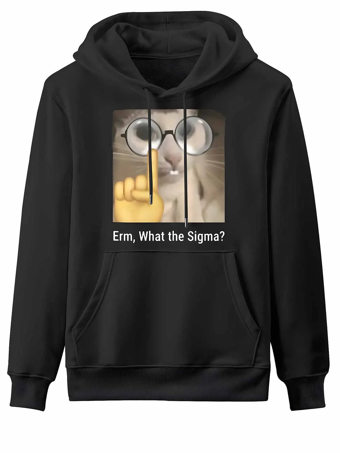 New high-quality fashionable men's soft and breathable sports hoodie with fun prints