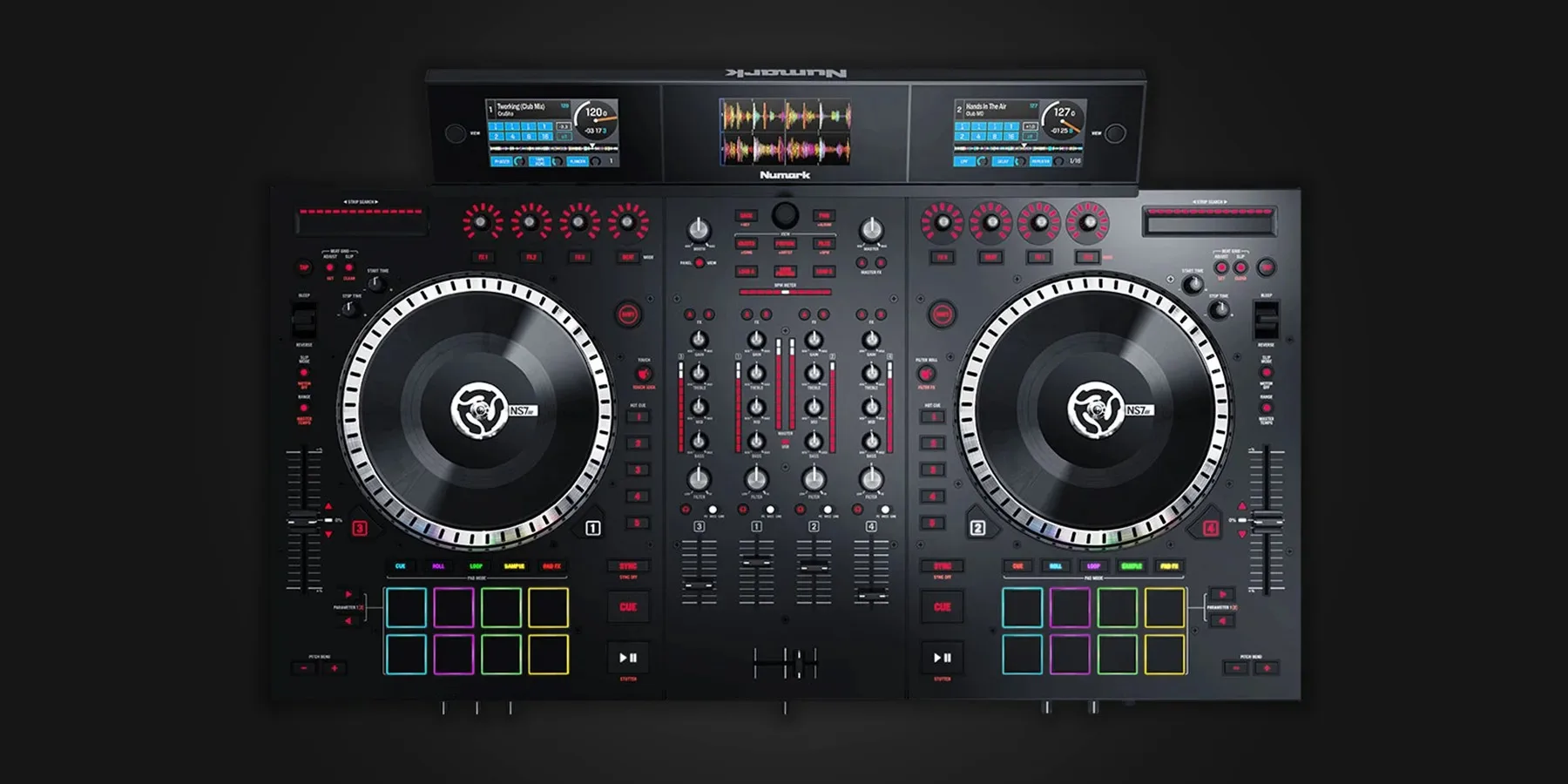 ON Numark NS7 III 4-Channel Motorized Serato DJ Controller NS73 NS7iii FAST SHIPPING