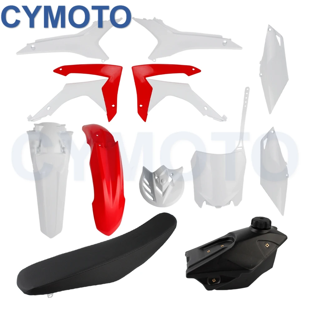 

Bodywork Fairing Fairing Kit Side Cover Front Fender Headlight Tail Panel For HONDA CRF250R 2014-2017 CRF450R 2013-2016