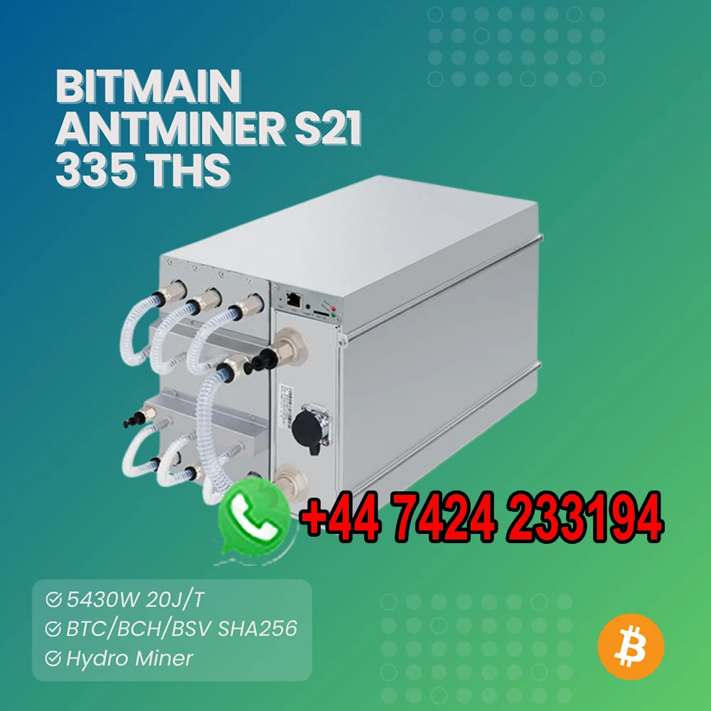 DC COMPRE 3 GANHE 2 GRÁTIS Bitmain Antminer S21 Hyd 335Th/s BTC Miner ASIC BITCOIN Mining Rig We Finance