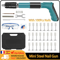 Mini Steel Nail Gun Manual Rivet Gun Concrete Wall Ceiling Wall Anchor Wire Slotting Device Home Wall Fastener Rivet Tools