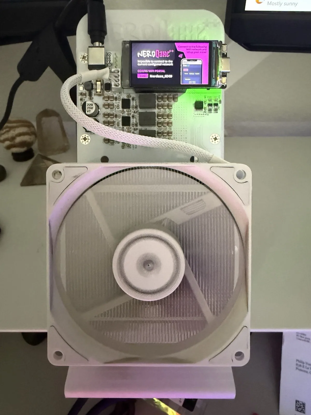 

LA BUY 3 GET 2 FREE NerdQaxe ++ Bitcoin ASIC Miner - 5.5TH/s - BM1370 - White Out Edition - BTC/BCH