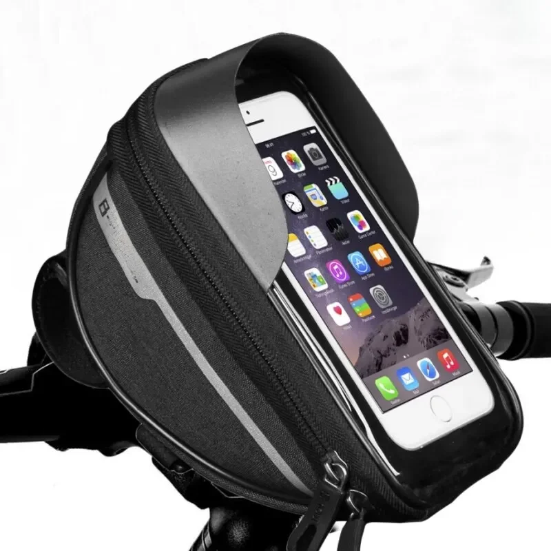 AliExpress UK Bicycle Bag 1L Frame Front Top Tube Bike Bag Handlebar Mtb Touch Screen Cycling Bag Phone Holder