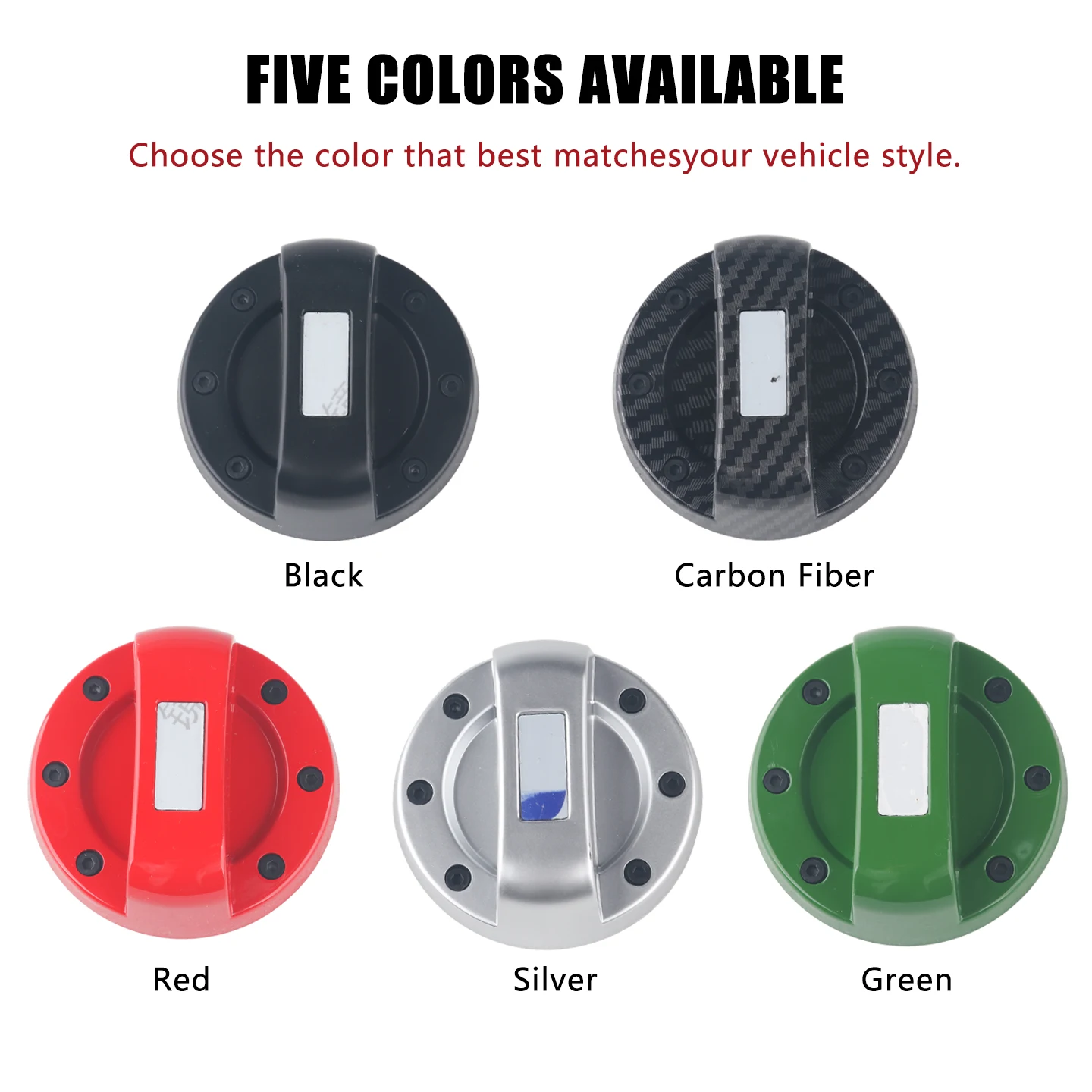 Dekorative Tankdeckelabdeckung für TOYOTA, Öleinfülldeckel, Tankdeckelverkleidung, Dekoration für Camry, ohne Logo – Detail 7