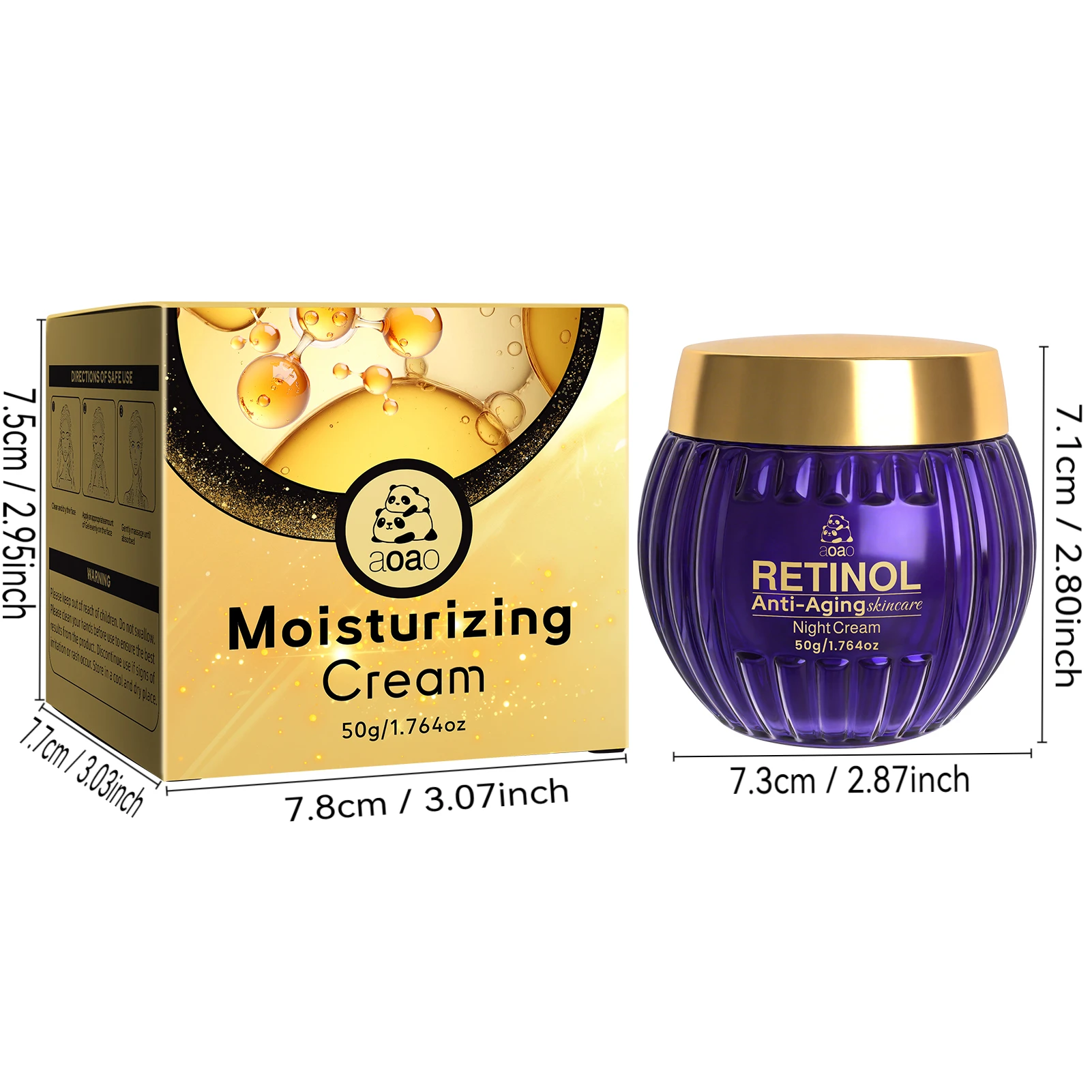 レチノール ファーミング ナイトクリーム |   しわ対策、 - Retinol Anti Wrinkle Cream のレビューと価格