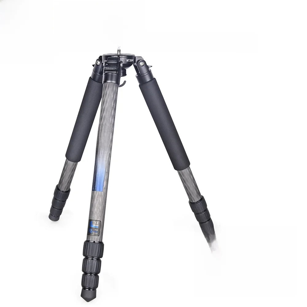 NT364C Professionele Carbon Kom Statief Voor Dslr Camera Video Camcorder Zware 25Kg Max Belasting Birdwatching Camera Stand - afbeelding 2