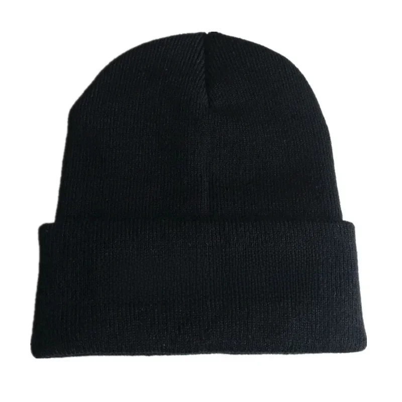 Chapeau brodé avec inscription russe, casquette en laine noire, garder au chaud, cadeau d'automne et d'hiver, chaud, nouveau, mode